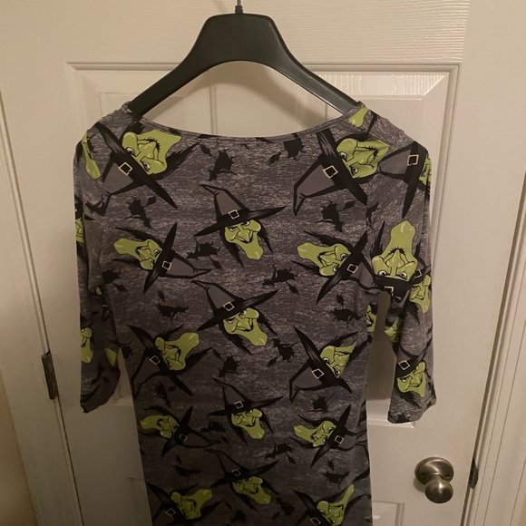 COPY - NWT Halloween 8 of Hearts grey gray Dress Witches Stretchy Fun Halloween… - Picture 2 of 3